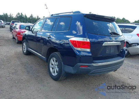 2012 Toyota Highlander Se V6 из США, поврежденный, VIN 5TDBK3EH0CS155460